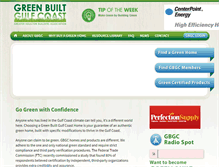 Tablet Screenshot of greenbuiltgulfcoast.org